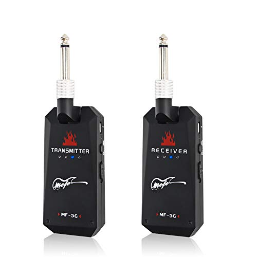Mefe 5.8GHz Wireless Guitar System Rechargeable Audio Guitar System...