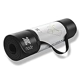 Node Fitness 72' x 24' Yoga Mat - 1/2' Extra Thick with Carrying Strap...