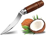 UPKOCH 1PC Coconut Tool Coconut Meat Remover Durable Wooden Handle...