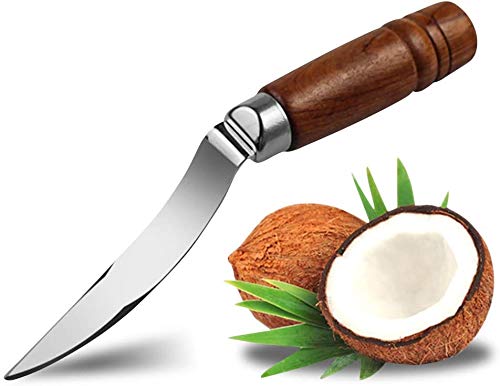 UPKOCH 1PC Coconut Tool Coconut Meat Remover Durable Wooden Handle...
