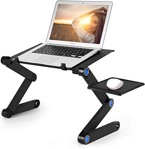 Adjustable Laptop Bed Table, Portable Laptop Workstation Notebook...