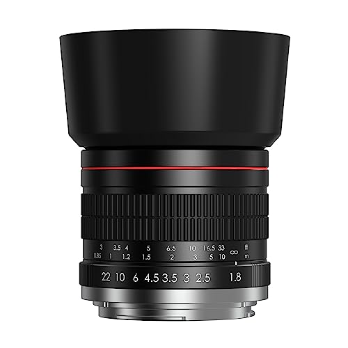 Lightdow 85mm F1.8 Medium Telephoto Manual Focus Full Frame Portrait...