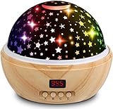 Kids Star Projector Night Lights with Timer Baby Moon Star Lamp 360...