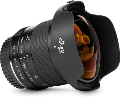 Altura Photo 8mm f/3.0 Professional for Nikon Wide Angle Lens...