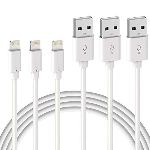Quntis Lightning Cable 3Pack 6ft iPhone Charger Premium Lightning to...