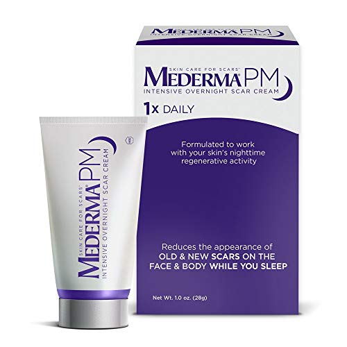 Mederma PM Intensive Overnight Scar Cream - Works with Skin's...