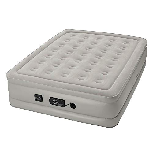 Insta-Bed Raised 19 inch Queen Airbed with NeverFLAT Pump