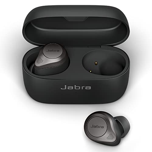 Jabra Elite 85t True Wireless Bluetooth Earbuds, Titanium Black –...