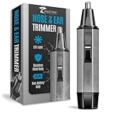 ToiletTree Products Nose Hair Trimmer with LED Light - Stainless...