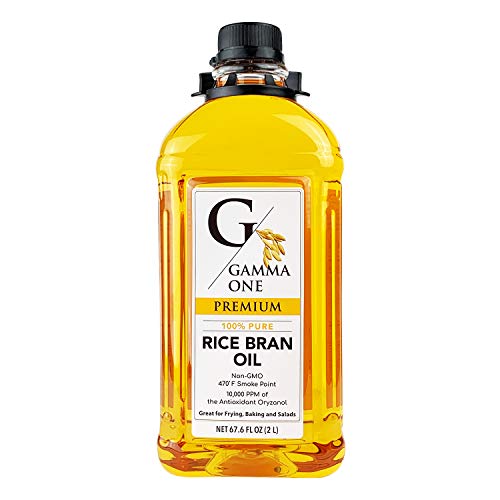 Gamma One 100% Pure Rice Bran Oil, 67.6 Ounce