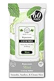Herb & Luxe Face Wipes, Flip-Top Makeup Remover Facial Cleansing Wipes...