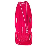 Lucky Bums Kids Plastic Snow Sled, 48-inch Toboggan, Pink