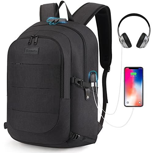 Tzowla Travel Laptop Backpack Water Resistant Anti-Theft Bag with USB...