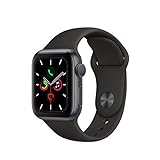 Apple Watch Series 5 (GPS, 40MM) - Space Gray Aluminum Case with Black...