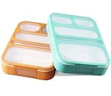 Bento Lunch Box Container For Kids and adults, 2 Leakproof Food & Meal...