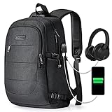 Travel Laptop Backpack Water Resistant Anti-Theft Bag with USB...