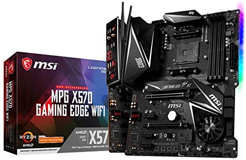 MSI MPG X570 Gaming Edge WiFi Motherboard (AMD AM4, DDR4, PCIe 4.0,...