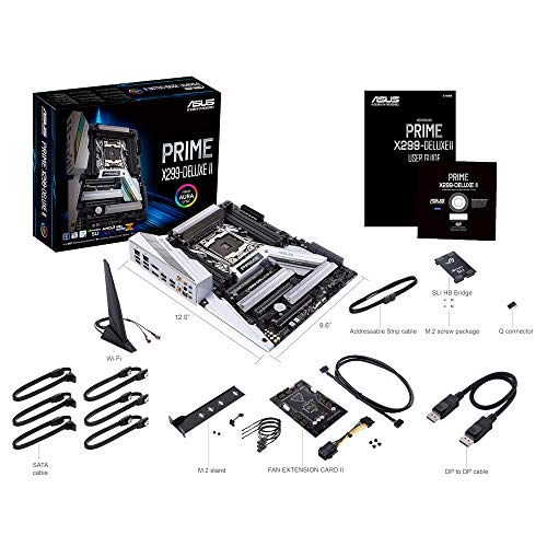 ASUS Prime X299-Deluxe II X299 Motherboard LGA2066 (Intel® Core™...