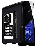 Rosewill ATX Case, Mid Tower Case with Blue LED Fan/Gaming Case for PC...