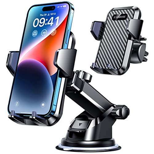 VANMASS Universal Car Phone Mount,【Patent & Safety Certs】 Upgraded...