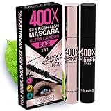 400X Pure Silk Fiber Lash Mascara [Ultra Black Volume and Length],...