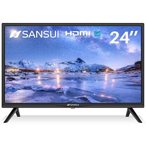 SANSUI ES24Z1, 24 inch HD (720P) LED TV with Built-in HDMI, USB, VGA