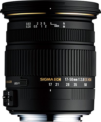 Sigma 17-50mm f/2.8 EX DC OS HSM FLD Large Aperture Standard Zoom Lens...