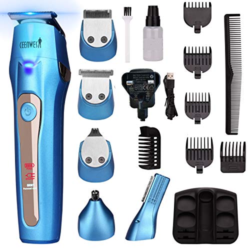 Ceenwes Cool 5 In 1 Mens Grooming Kit Professional Beard Trimmer...