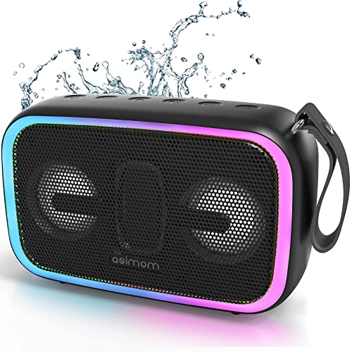 ASIMOM Bluetooth Speaker, IPX7 Waterproof Bluetooth Speakers, 28W Loud...