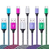 USB C Charging Cable, 5Pack 3FT USB C Cord Braided Type C Fast...