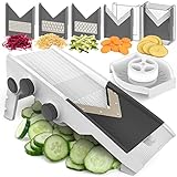 Mueller Multi Blade Adjustable Mandoline Cheese/Vegetable Slicer,...