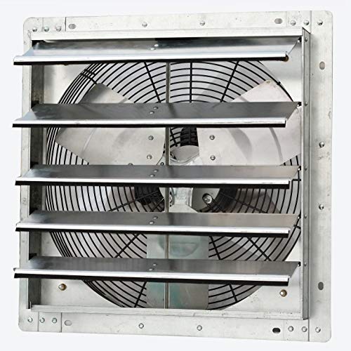 iLiving - 18' Wall Mounted Exhaust Fan - Automatic Shutter - Variable...