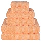 American Soft Linen 6 Piece Towel Set, 2 Bath Towels 2 Hand Towels 2...