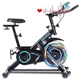 ANCHEER Exercise Bike Stationary, 40 Lbs Weight Capacity- Indoor...