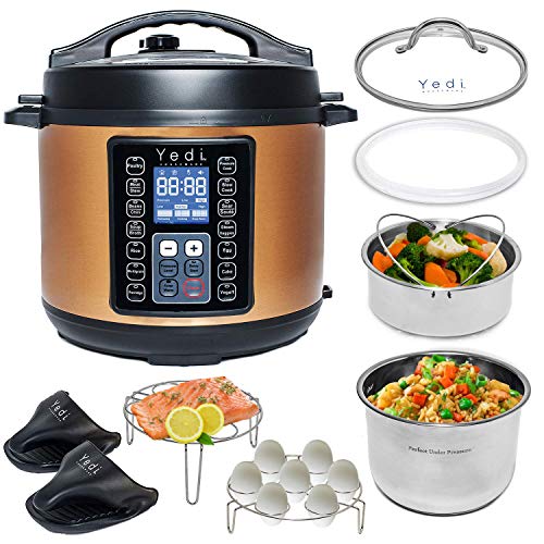 Yedi 9-in-1 Total Package Instant Programmable Pressure Cooker, 6...