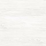 NuWallpaper NU3129 Reclaimed Shiplap Peel Stick Wallpaper, White &...