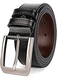 beltox fine Men’s Casual Leather Jeans Belts 1 1/2” Wide 4MM Thick...