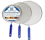 Grease Splatter Screen For Frying Pan Cooking - Stainless Steel...