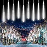 TOPIST Christmas Lights Outdoor Decorations Yard,Meteor Shower String...