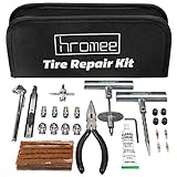 Hromee 56 Pieces Tire Repair Tools Kit for Car, Trucks, Motorcycle,...