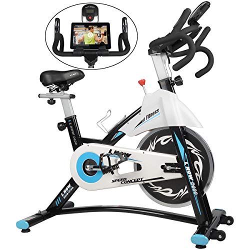 L NOW Indoor Exercise Bike Indoor Cycling Stationary Bike, Belt Drive...