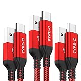 USB C Cable, AkoaDa 3-Pack (10ft+6.6ft+3.3ft) USB A to USB-C Fast...