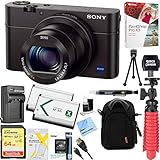 Sony Cyber-Shot DSC-RX100 III 20.2 MP Digital Camera - Black + 64GB...