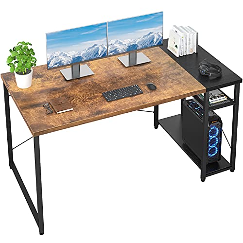 Foxemart Computer Desk 47 Inch Home Office Desk Industrial Sturdy...