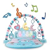 TEMI Baby Gym Toys & Activity Play Mat, Kick and Play Piano Gym Center...