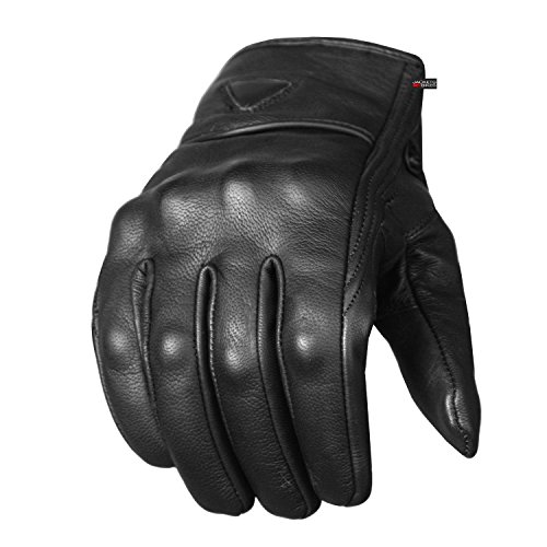 Jackets 4 Bikes Men's Premium Leather Street Motorcycle Protective...