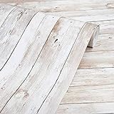 Wood Wallpaper 17.71' X 118' Self-Adhesive Removable Wood Peel and...