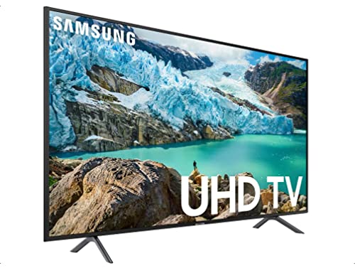 SAMSUNG UN50RU7100FXZA Flat 50-Inch 4K UHD 7 Series Ultra HD Smart TV...