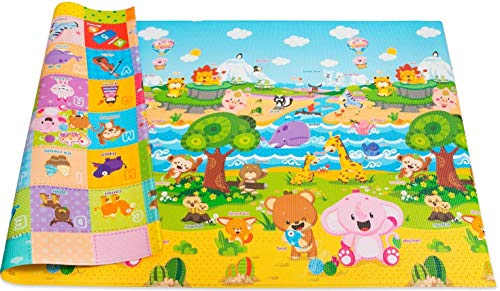 Baby Care Play Mat (Medium, Playful - Pinko & Friend) 73’’ x...