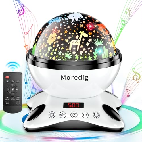 Moredig Kids Night Light Projector, Remote Baby Night Lights for Kids...